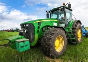 14: Børnetæppe - Grøn traktor - 100x140 cm - Blødt og lækkert Fleece tæppe - Borg Living